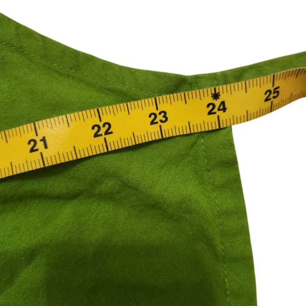 Christmas Elf Apron Holiday Green Red‎ Striped Kitchen Cooking Hobby Lobby
